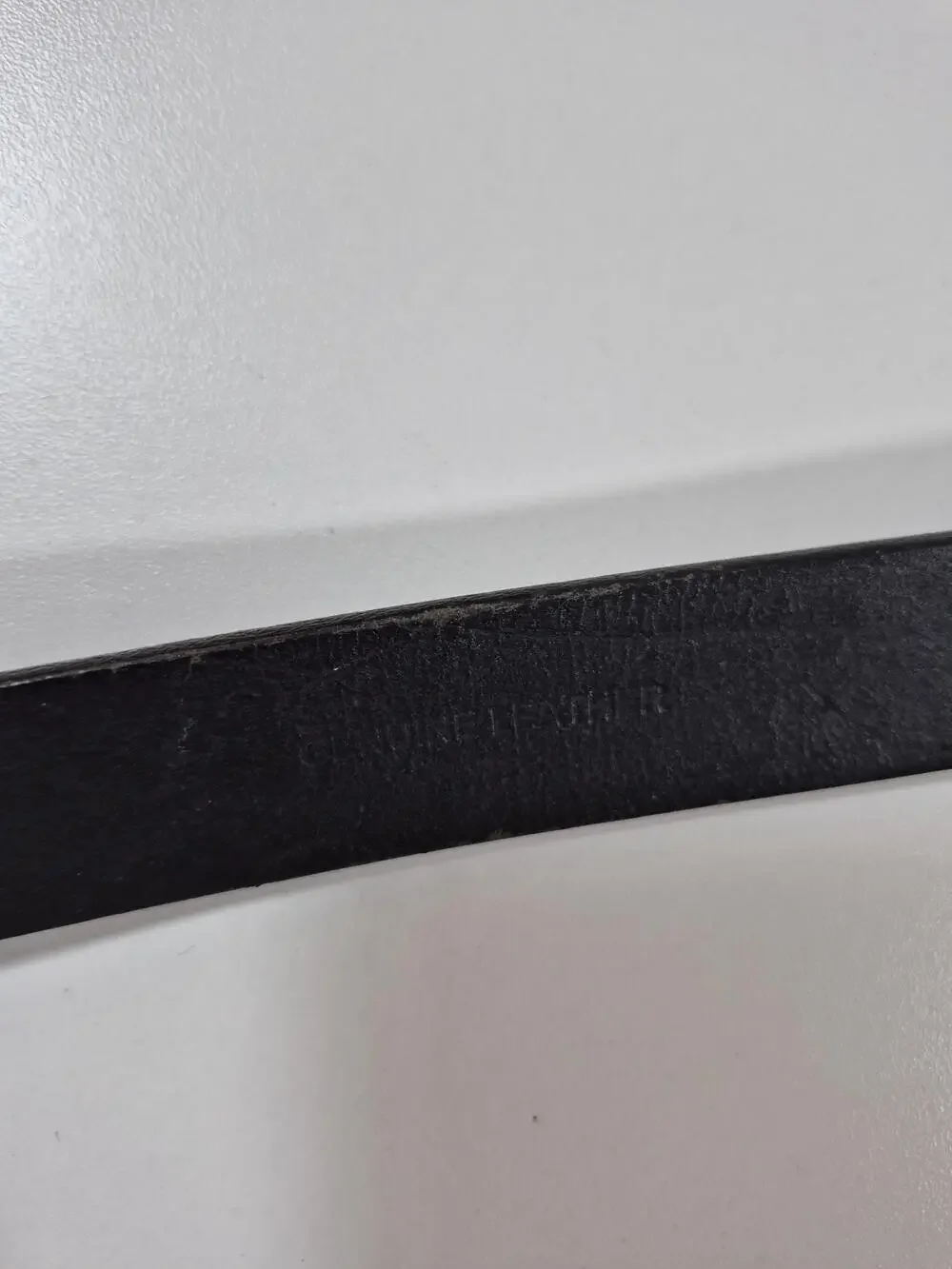 Polo Ralph Lauren Belt Men's 34 Black Leather Dress Brass Buckle USA